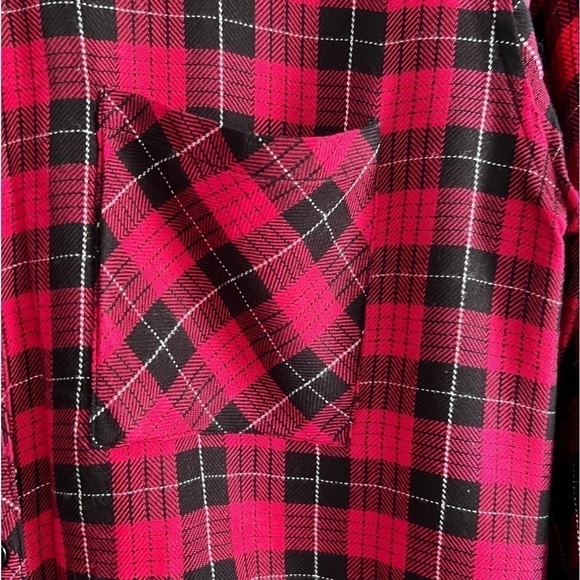 Rails Hunter Check Plaid Super Soft Button Up Red & Black Shirt S - Picture 7 of 13
